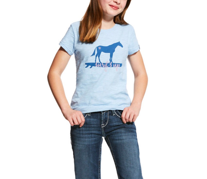 Shirts Kid’s Ariat Girl’s surfs up 10025564