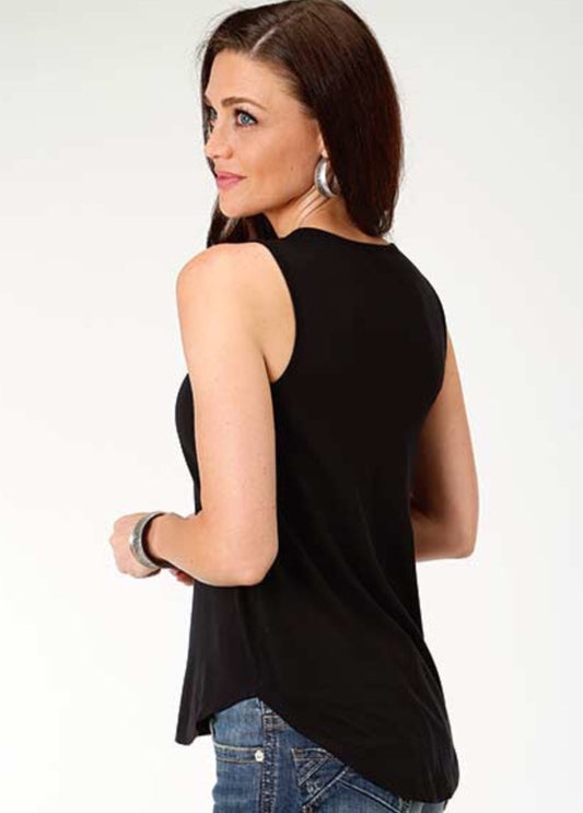 Shirts Women’s Roper Black Tank