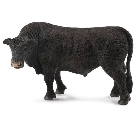 Toy Black Angus Bull