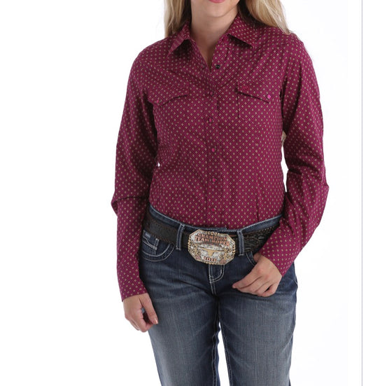 Shirts Women’s Cinch Fuschia snap up MSW9201004