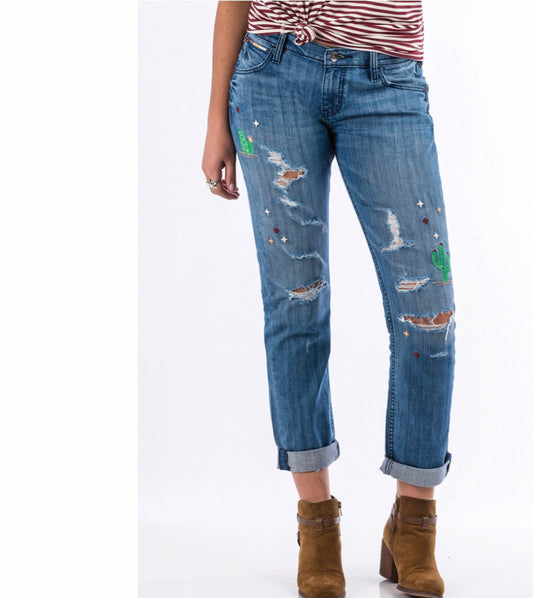 Jeans Women’s Cruel Rhyon cactus design CB11754001