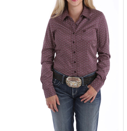 Shirts Women’s Cinch Cranberry Button Up MSW9164115